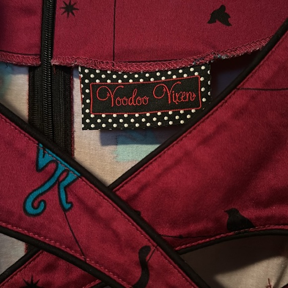 Voodoo vixen! Extra large, cat print. With pockets. - Picture 4 of 4